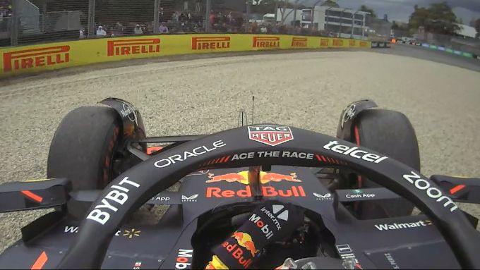 F1 GP Australia 2023, Melbourne: Sergio Perez (Red Bull Racing) in difficoltà nelle FP3 | Foto: Twitter @F1
