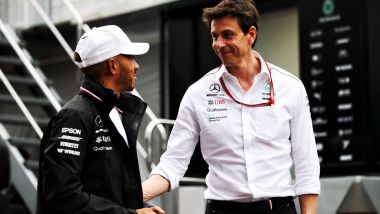 F1, GP Austria 2018: Lewis Hamilton e Toto Wolff (Mercedes)