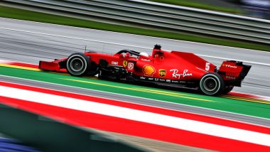 F1 GP Austria 2020, Red Bull Ring: Sebastian Vettel (Ferrari)