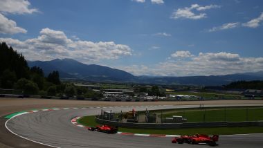 F1 GP Austria 2020, Spielberg: Sebastian Vettel e Charles Leclerc (Scuderia Ferrari)