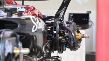 F1 GP Austria 2023, Red Bull Ring: i freni posteriori dell'Alfa Romeo C43 | Foto: Brembo