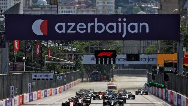 F1 GP Azerbaijan 2021, Baku: la partenza della gara