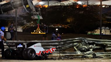 F1, GP Bahrain 2020: lo spaventoso incidente di Romain Grosjean (Haas)