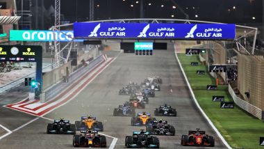 F1, GP Bahrain 2021: la partenza della gara