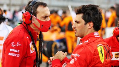 F1, GP Bahrain 2021: Riccardo Adami e Carlos Sainz (Ferrari)