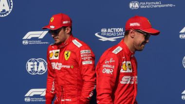 F1 GP Belgio 2019, Spa Francorchamps, Charles Leclerc e Sebastian Vettel (Ferrari)