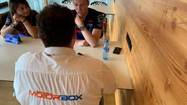 F1 GP Belgio 2019, Spa: MotorBox intervista Daniil Kvyat nell'hospitality Red Bull-Toro Rosso - 5