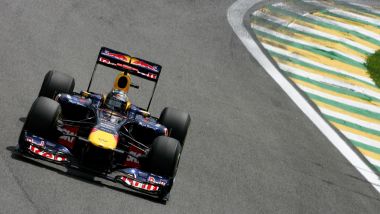 F1 GP Brasile 2011, Interlagos: Sebastian Vettel al volante della Red Bull RB7
