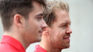F1, GP Brasile 2019: Charles Leclerc e Sebastian Vettel (Ferrari)