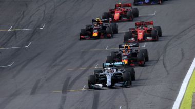 F1 GP Brasile 2019, Interlagos, Hamilton, Verstappen, Vettel, Albon e Leclerc in lotta per la vittoria