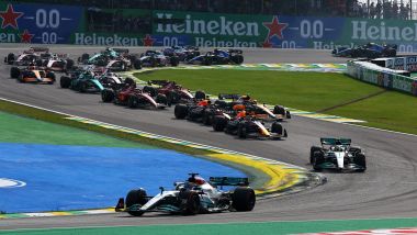F1 GP Brasile 2022, Interlagos: la partenza della gara