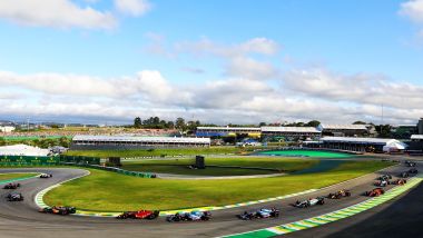 F1 GP Brasile 2022, Interlagos: la partenza della Sprint Race