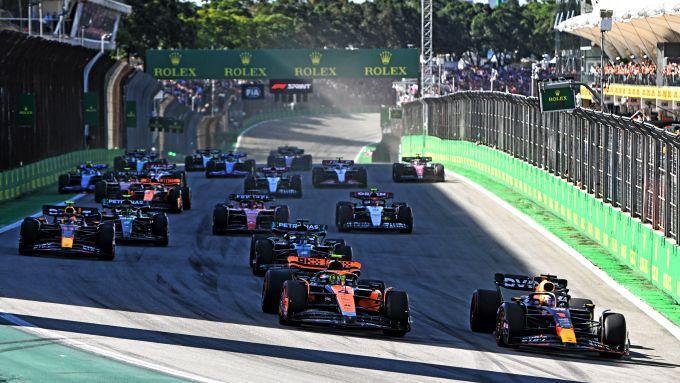 F1 GP Brasile 2023, Interlagos: la partenza della gara sprint