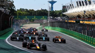 F1 GP Brasile 2023, Interlagos: la partenza della gara