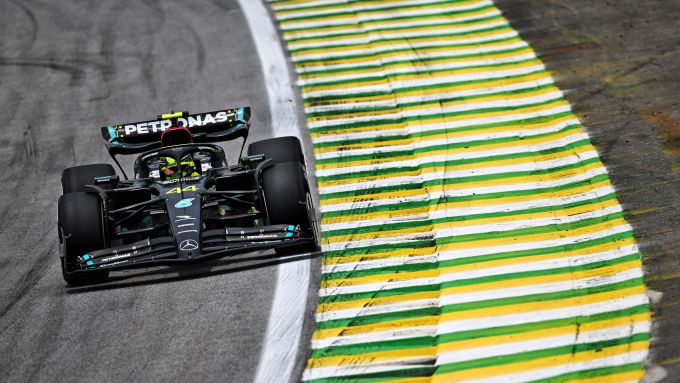 F1 GP Brasile 2023, Interlagos: Lewis Hamilton (Mercedes AMG F1)