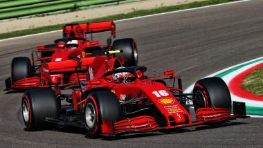F1 GP Emilia Romagna 2020, Imola: Charles Leclerc e Sebastian Vettel (Scuderia Ferrari) 