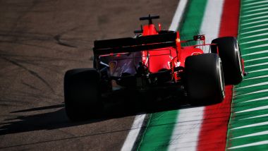 F1 GP Emilia Romagna 2020, Imola: Sebastian Vettel (Scuderia Ferrari) durante le qualifiche