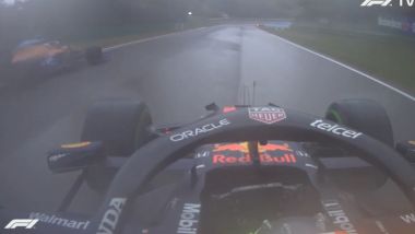 F1 GP Emilia Romagna 2021, Imola: Perez (Red Bull) sorpassa Ricciardo (McLaren) sotto Safety Car