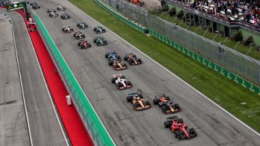 F1 GP Emilia-Romagna 2022, Imola: la partenza della Sprint Race