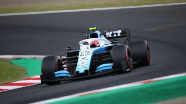 F1, GP Giappone 2019: Robert Kubica (Williams) in azione sul circuito di Suzuka