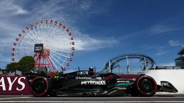 F1 GP Giappone 2023, Suzuka: Lewis Hamilton (Mercedes AMG F1) 