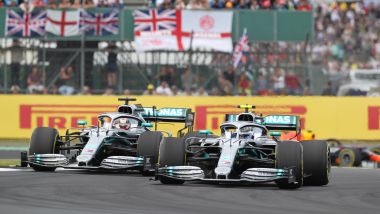 F1 GP Gran Bretagna 2019, Silverstone: Lewis Hamilton e Valtteri Bottas (Mercedes)