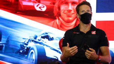 F1, GP Gran Bretagna 2020: Romain Grosjean (Haas) in conferenza stampa