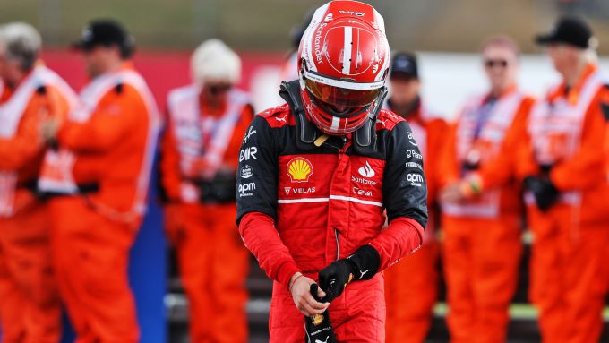 F1 GP Gran Bretagna 2022, Silverstone: tutta la delusione di Charles Leclerc (Scuderia Ferrari) dopo il traguardo