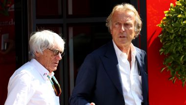 F1 GP Italia 2014, Monza: Luca Cordero di Montezemolo e Bernie Ecclestone