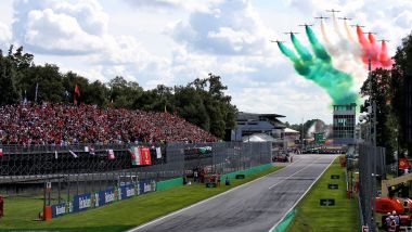 F1 GP Italia 2019, Monza: il rettilineo di partenza 