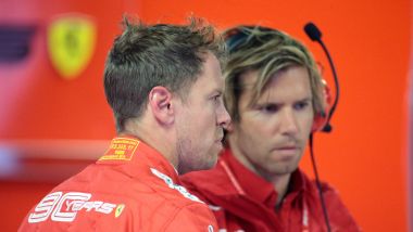 F1 GP Italia 2019, Monza, Sebastian Vettel (Ferrari) e Antti Kontsas