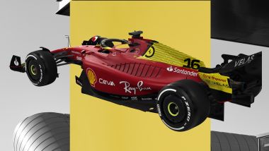 F1 GP Italia 2022, Monza: la livrea speciale della F1-75 di Leclerc e Sainz