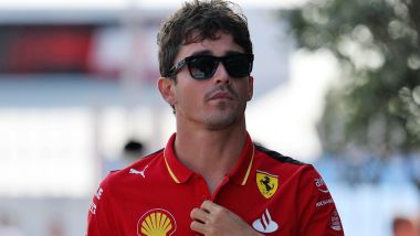 F1 GP Italia 2023, Monza: Charles Leclerc (Scuderia Ferrari) nel paddock