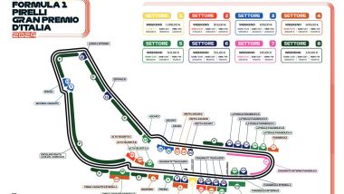 F1 GP Italia 2024: la mappa della pista con le tribune disponibili | Foto: Monzanet