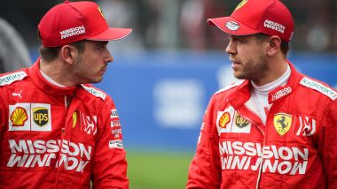 F1 GP Messico 2019, Hermanos Rodriguez: Charles Leclerc e Sebastian Vettel (Ferrari)