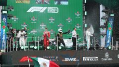 Vettel, trofei noiosi e spinte sul podio del GP Messico