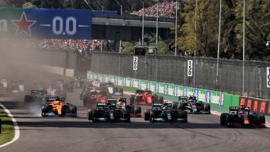 F1 GP Messico 2021, Città del Messico: la partenza della gara