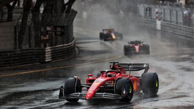 F1 GP Monaco 2022, Monte Carlo: Charles Leclerc (Scuderia Ferrari) al comando nei primi giri