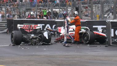 F1 GP Monaco 2022, Monte Carlo: l'incidente di Mick Schumacher (Haas F1 Team)