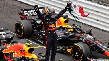 F1 GP Monaco 2022, Monte Carlo: Sergio Perez (Red Bull Racing) dopo il traguardo