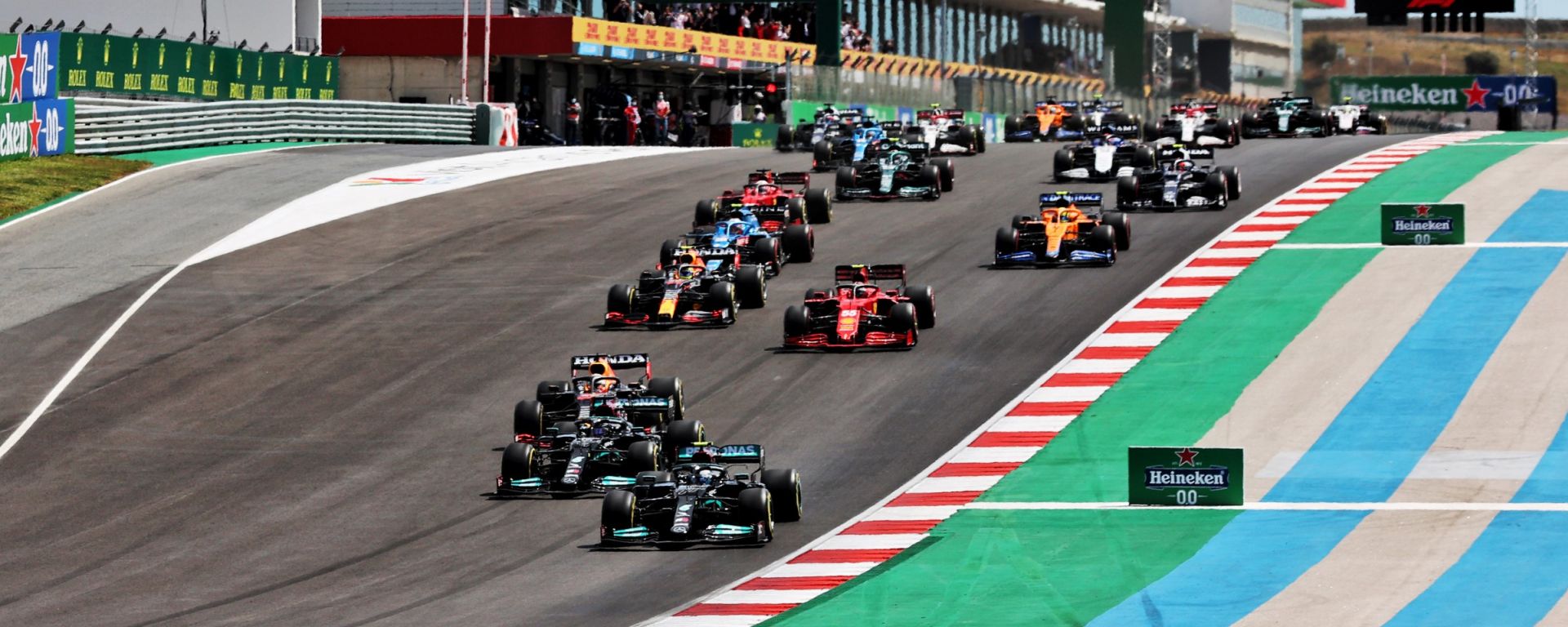 La partenza del GP del Portogallo
