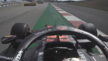 F1 GP Portogallo 2021, Portimao: il largo in curva-14 che è costato il punto extra a Verstappen (Red Bull)