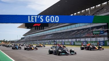 F1 GP Portogallo 2021, Portimao: La partenza della gara