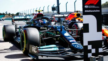 F1 GP Portogallo 2021, Portimao: Valtteri Bottas (Mercedes AMG F1) al termine delle qualifiche