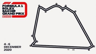 F1 GP Sakhir 2020: il disegno dell'Outer Circuit 