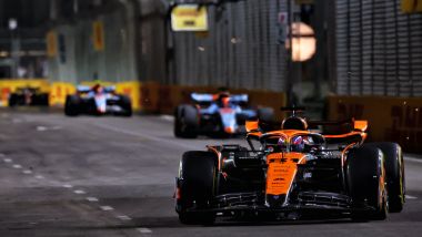 F1 GP Singapore 2023, Marina Bay: Oscar Piastri (McLaren F1 Team) in azione