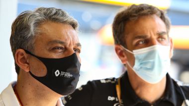 F1 GP Spagna 2020, Barcellona: Luca De Meo e Cyril Abiteboul (Renault Sport F1)
