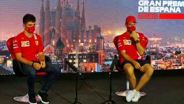 F1, GP Spagna 2020: Charles Leclerc e Sebastian Vettel (Ferrari) in conferenza stampa