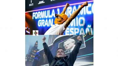F1, GP Spagna 2021: il Sofficino Australiano festeggia