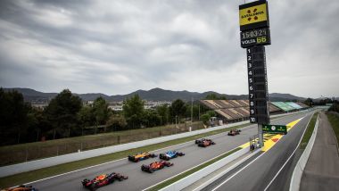 F1, GP Spagna 2021: la partenza della gara